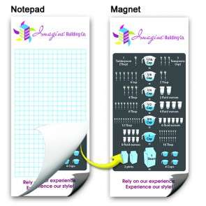 personalized magnetic notepads