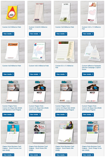 Order custom notepads