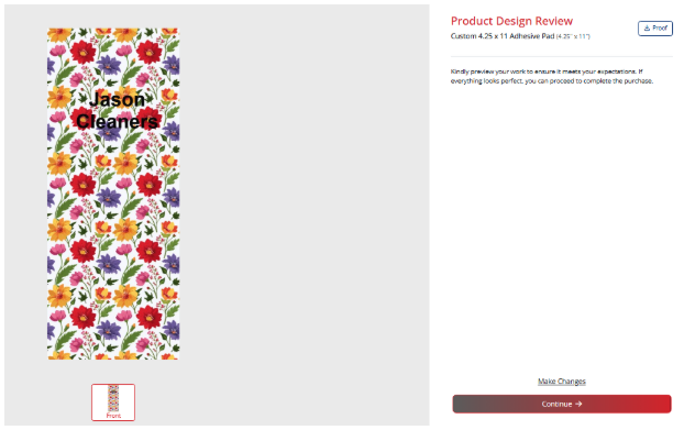 Order custom notepads