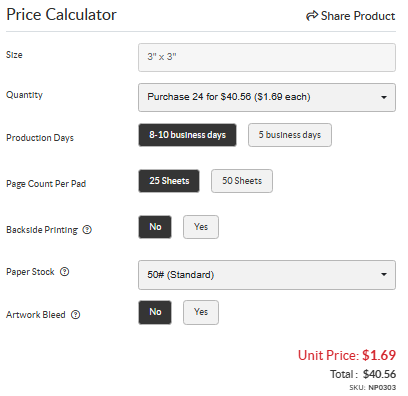 Price Calculator